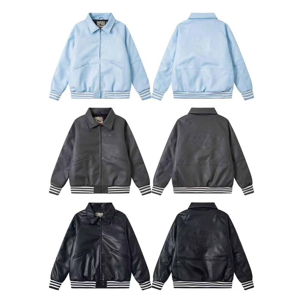 Corteiz Skydive Leather Jacket