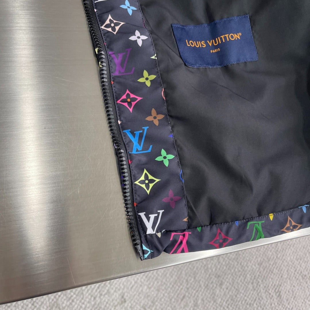 Casaco corta-vento com capuz LV Louis Vuitton Monogram