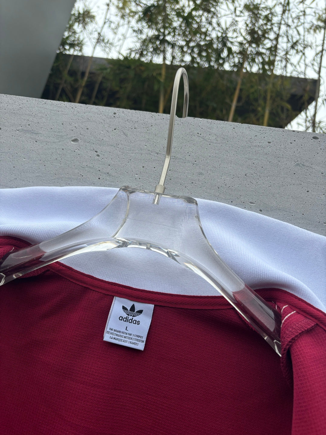 Adidas Originals Knit Track Top Vermelho + Branco