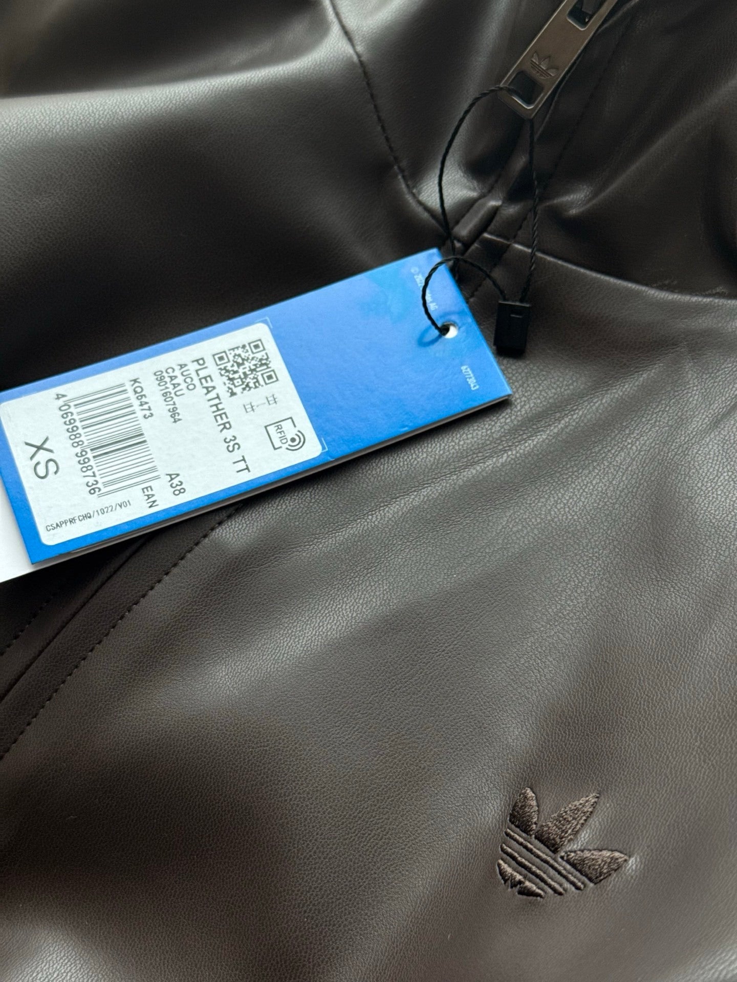 Adidas Originals Pleather 3S Track Top