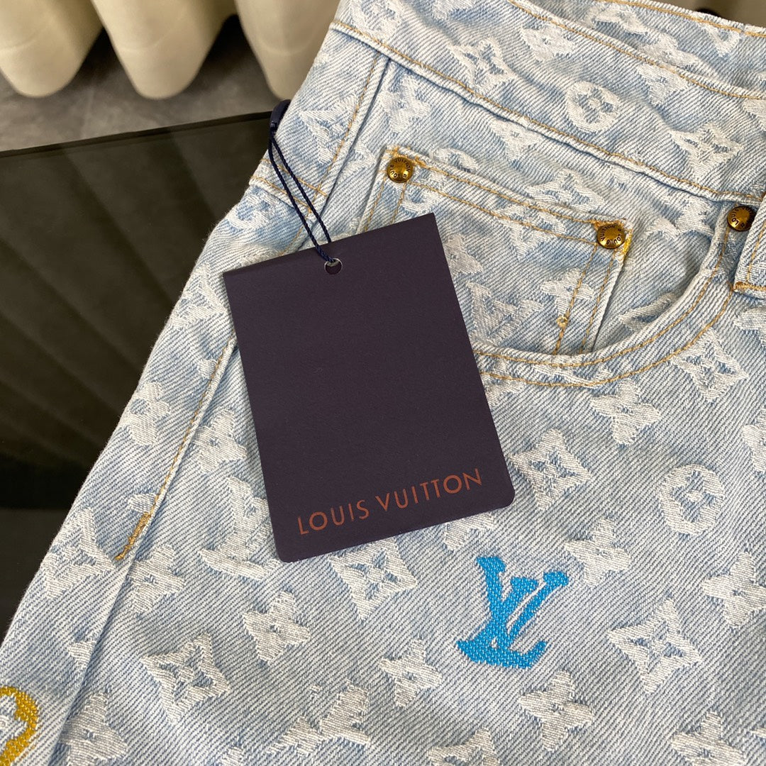 Conjunto denim da LV