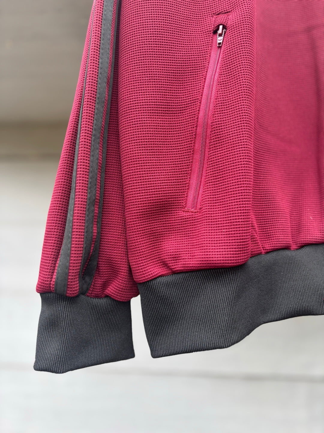 Adidas Originals Knit Track Top Bordeaux + Preto
