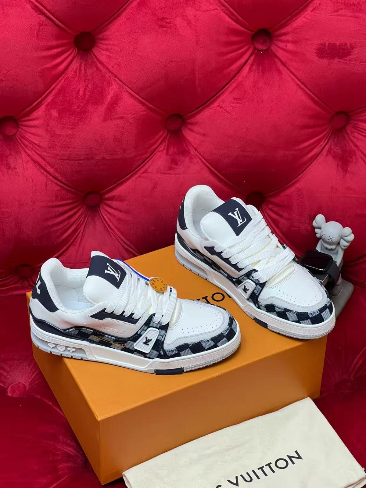 LV trainer x Nigo Low-Top Denim Trainers