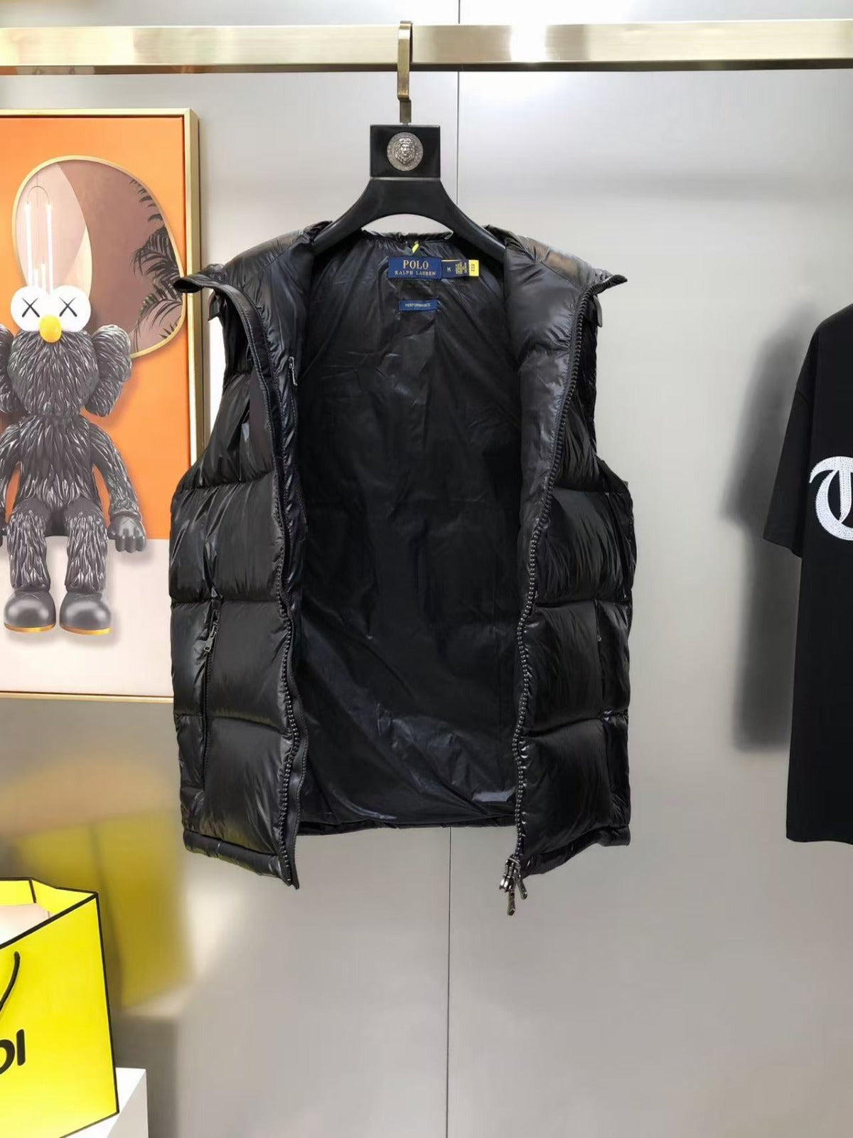 Colete Ralph Lauren de penas (brilhante)