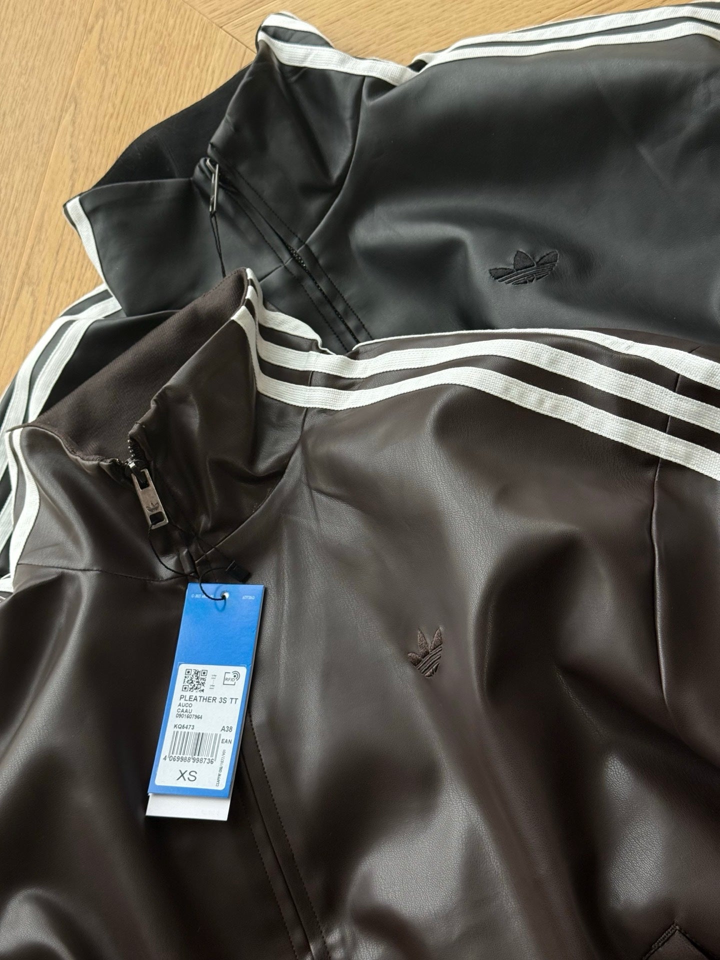 Adidas Originals Pleather 3S Track Top
