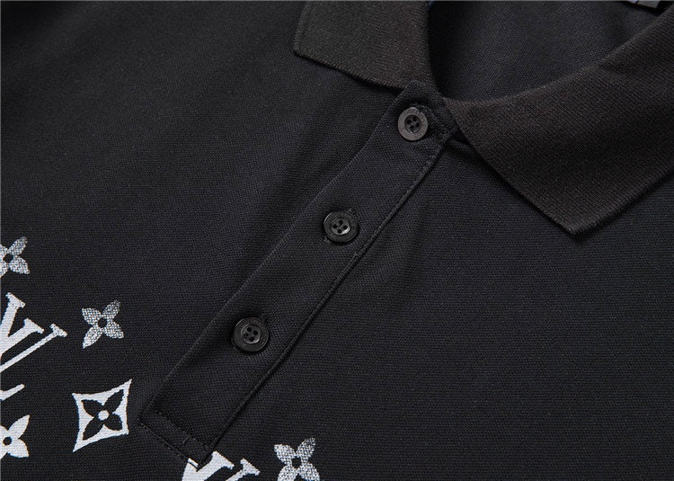 Polo LV Louis Vuitton monograma estampado gradiente