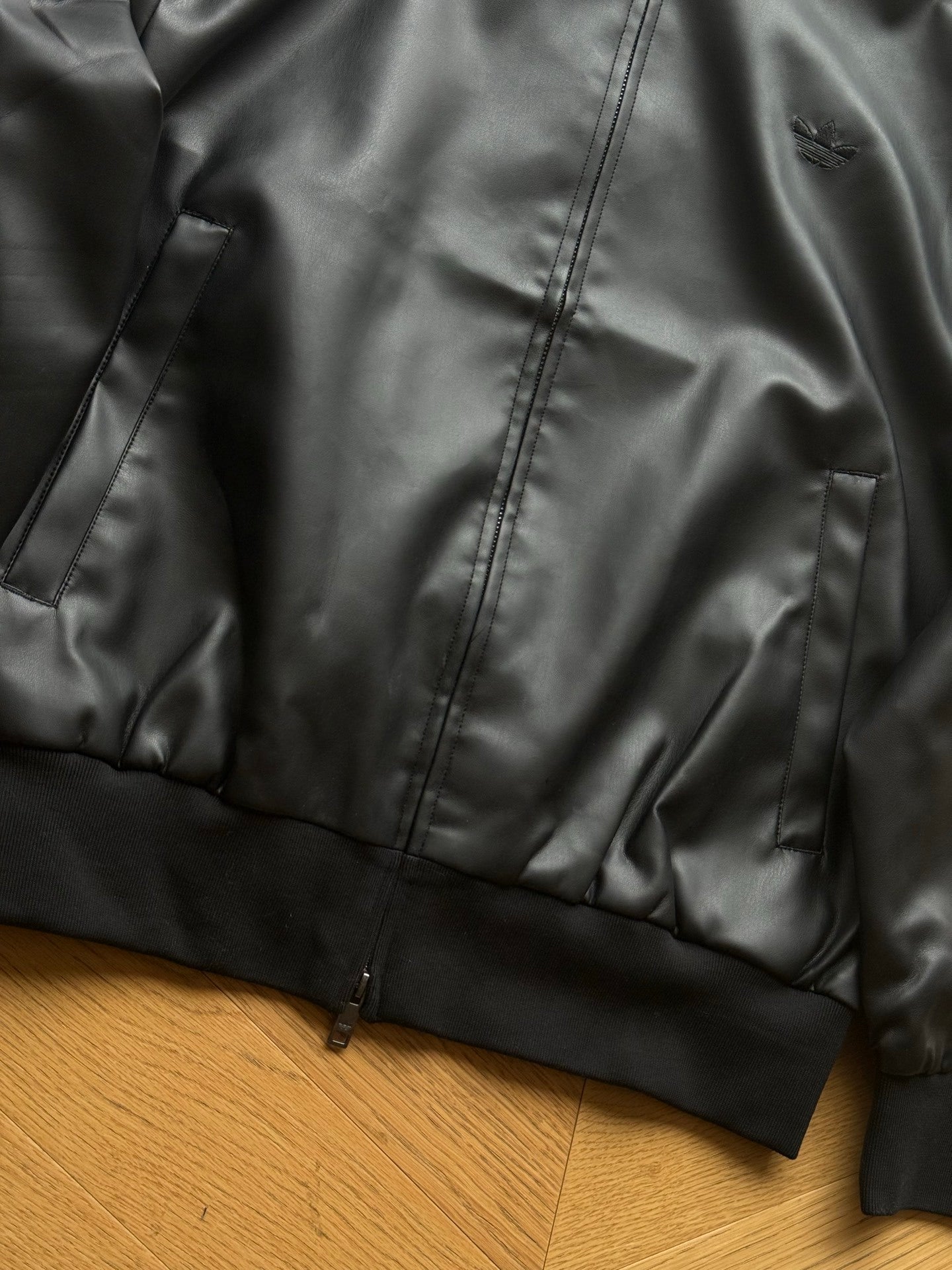 Adidas Originals Pleather 3S Track Top