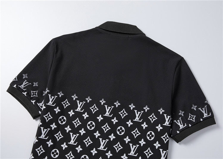 Polo LV Louis Vuitton monograma estampado gradiente