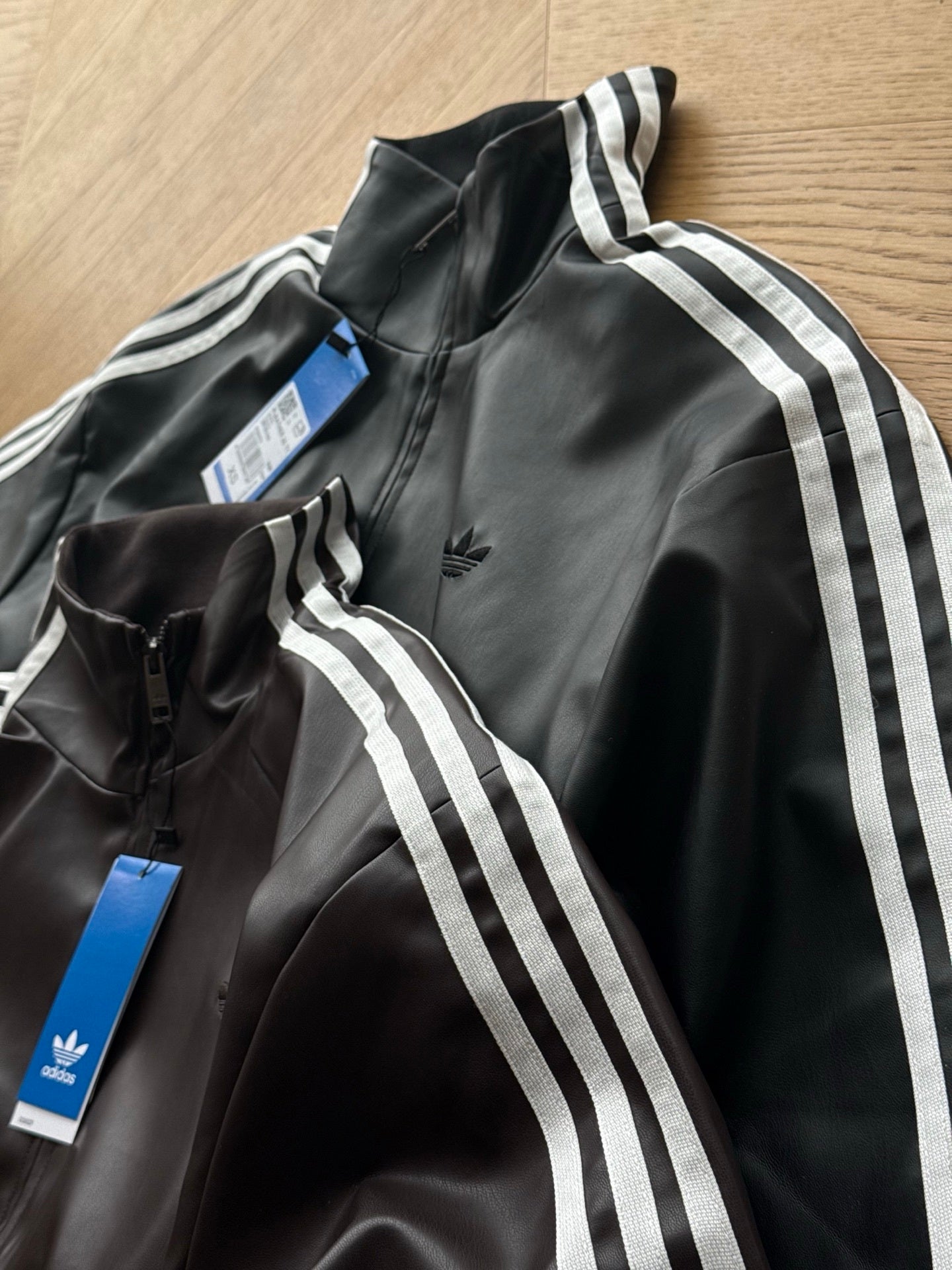 Adidas Originals Pleather 3S Track Top
