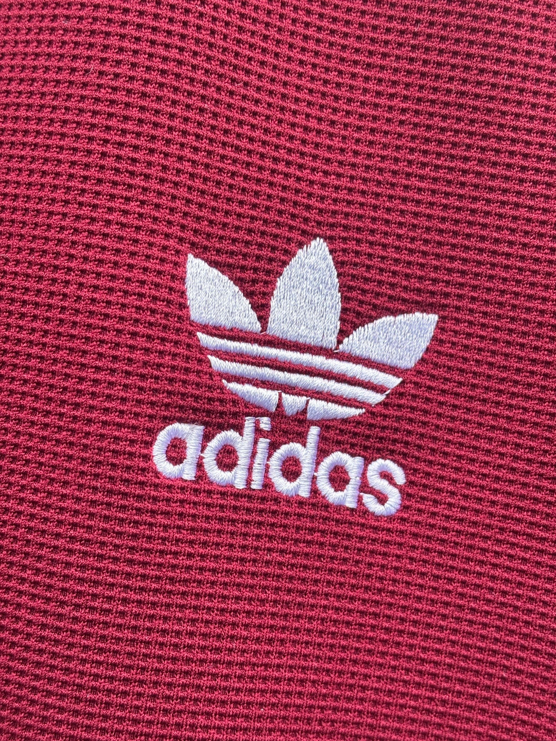 Adidas Originals Knit Track Top Vermelho + Branco