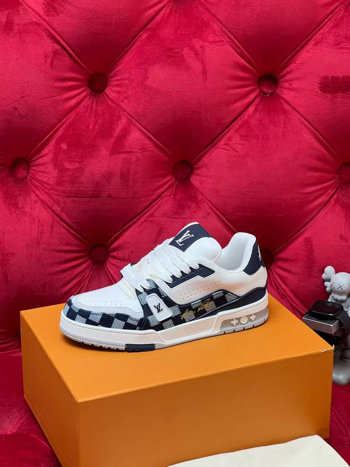 LV trainer x Nigo Low-Top Denim Trainers