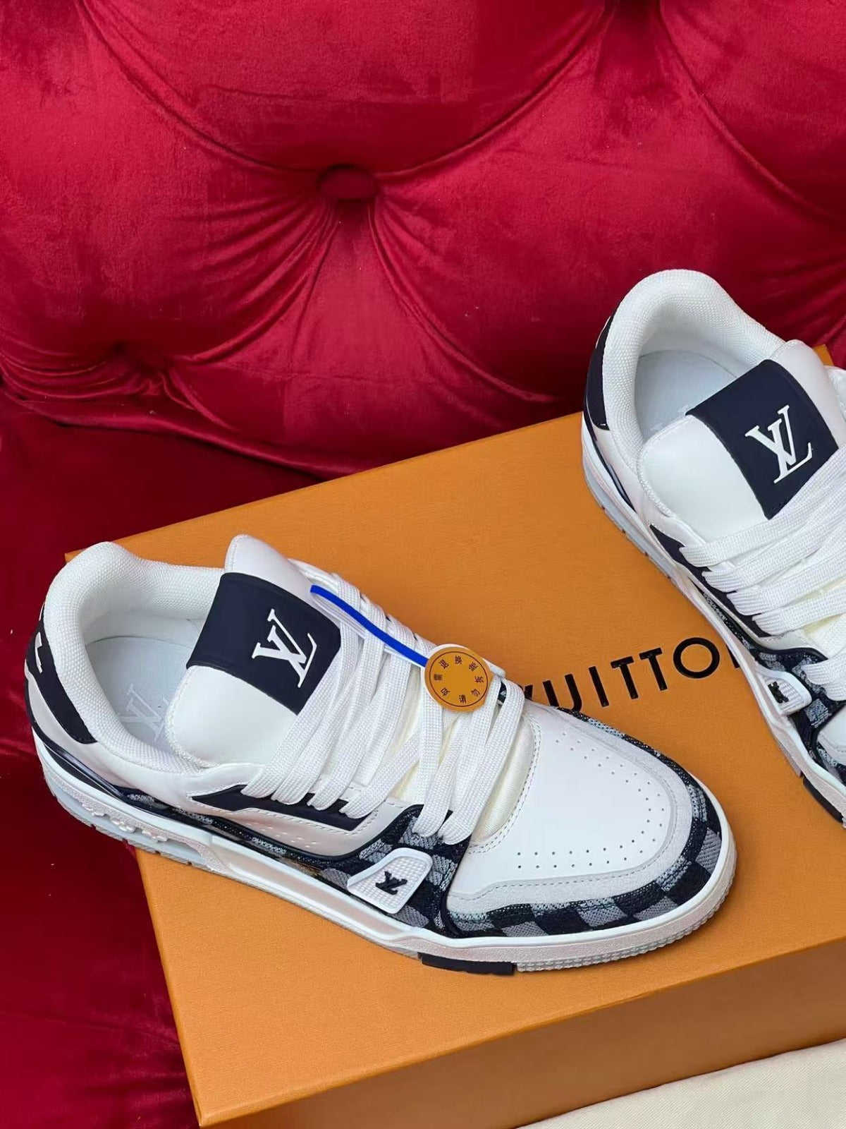LV trainer x Nigo Low-Top Denim Trainers