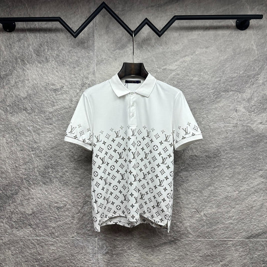Polo LV Louis Vuitton monograma estampado gradiente