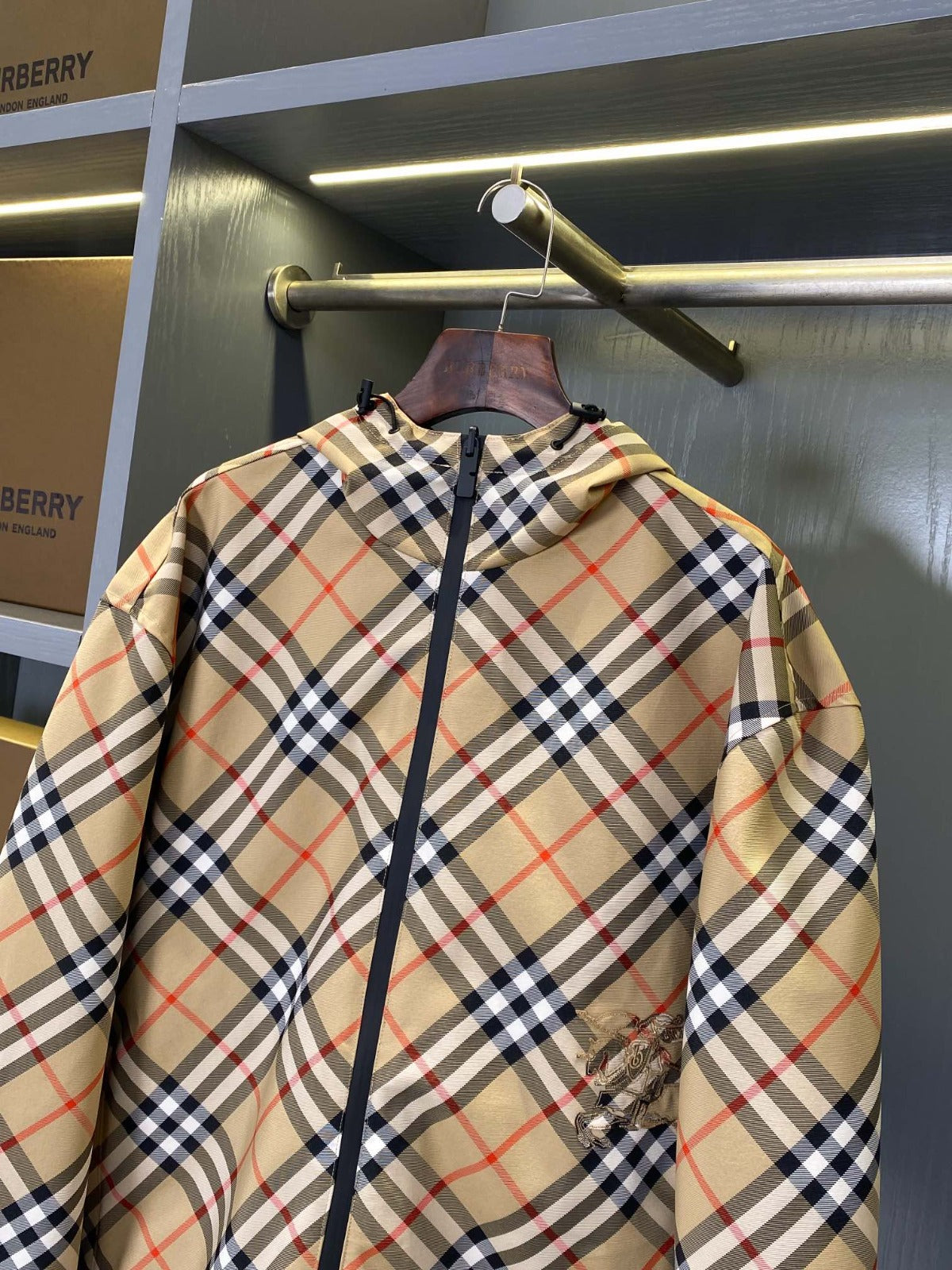 Casaco corta-vento reversível Burberry