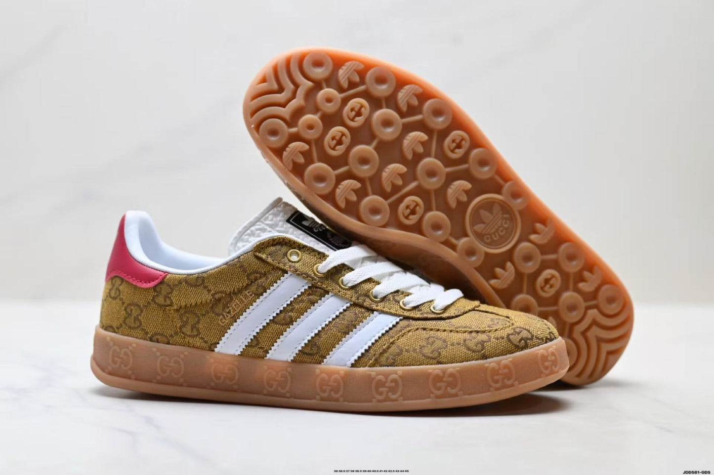 Adidas x Gucci Gazelle "GG Monogram"