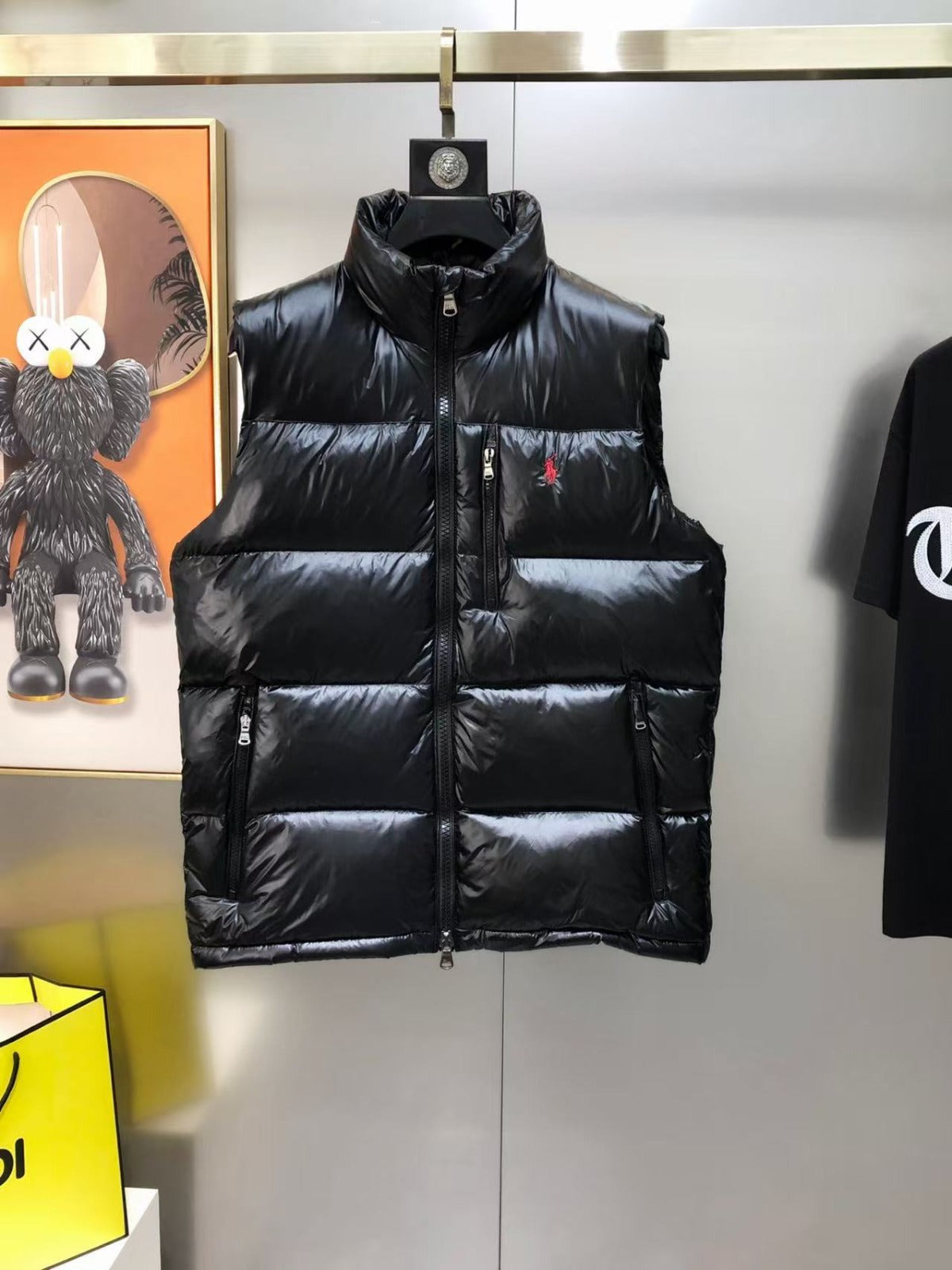 Colete Ralph Lauren de penas (brilhante)