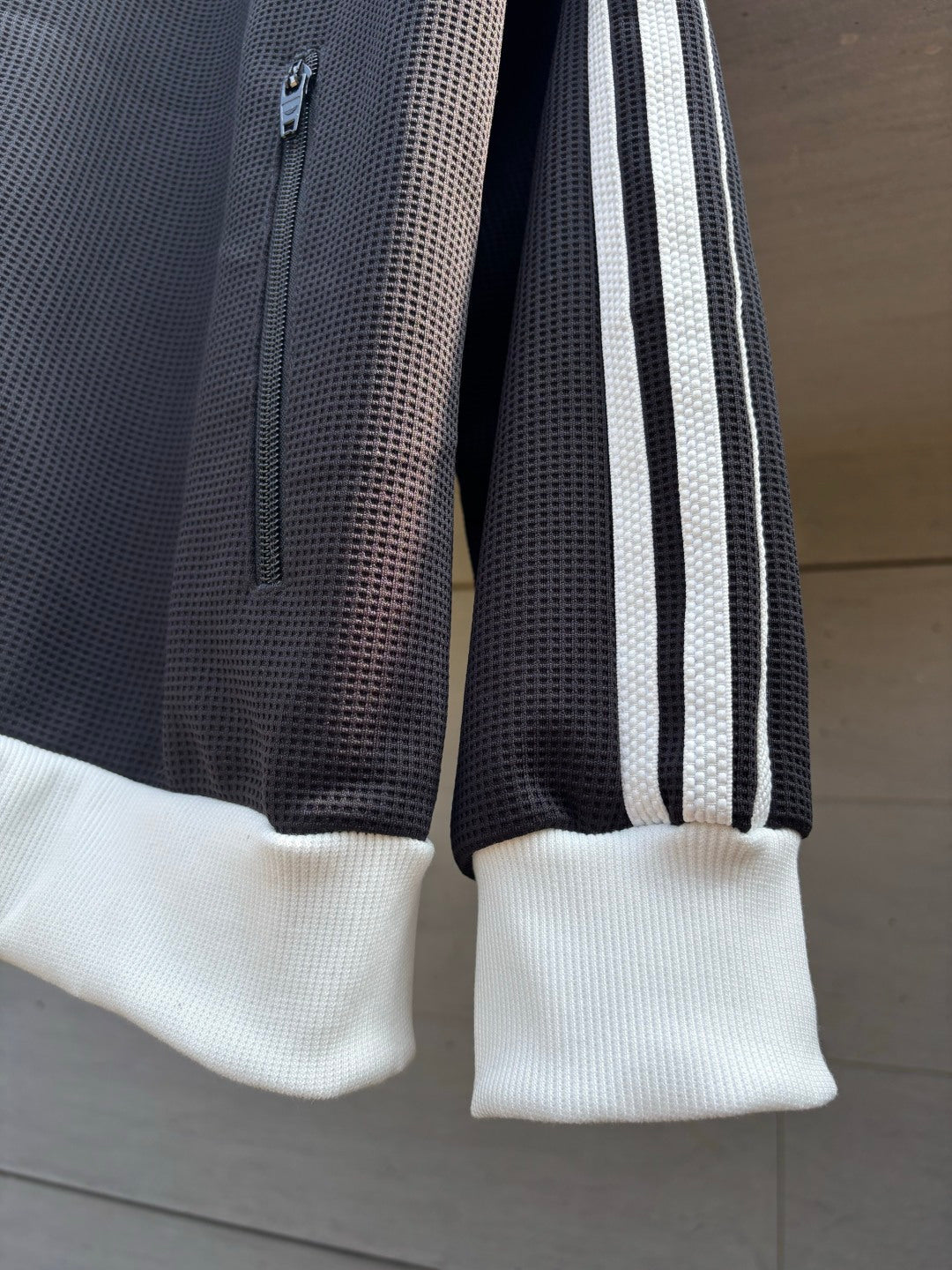 Adidas Originals Knit Track Top Preto + Branco