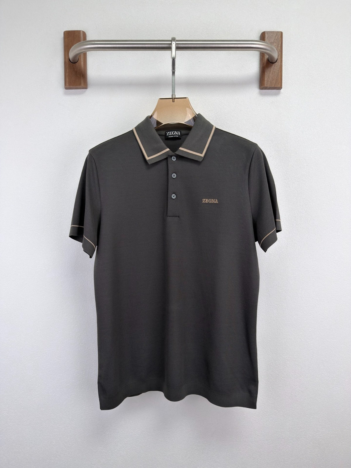 Polo Zegna 100% algodão