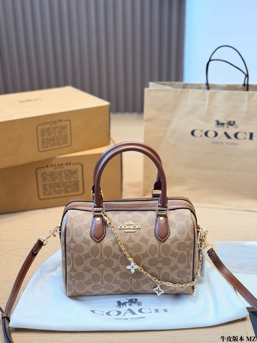 Bolsa Coach Rowan Satchel Bag