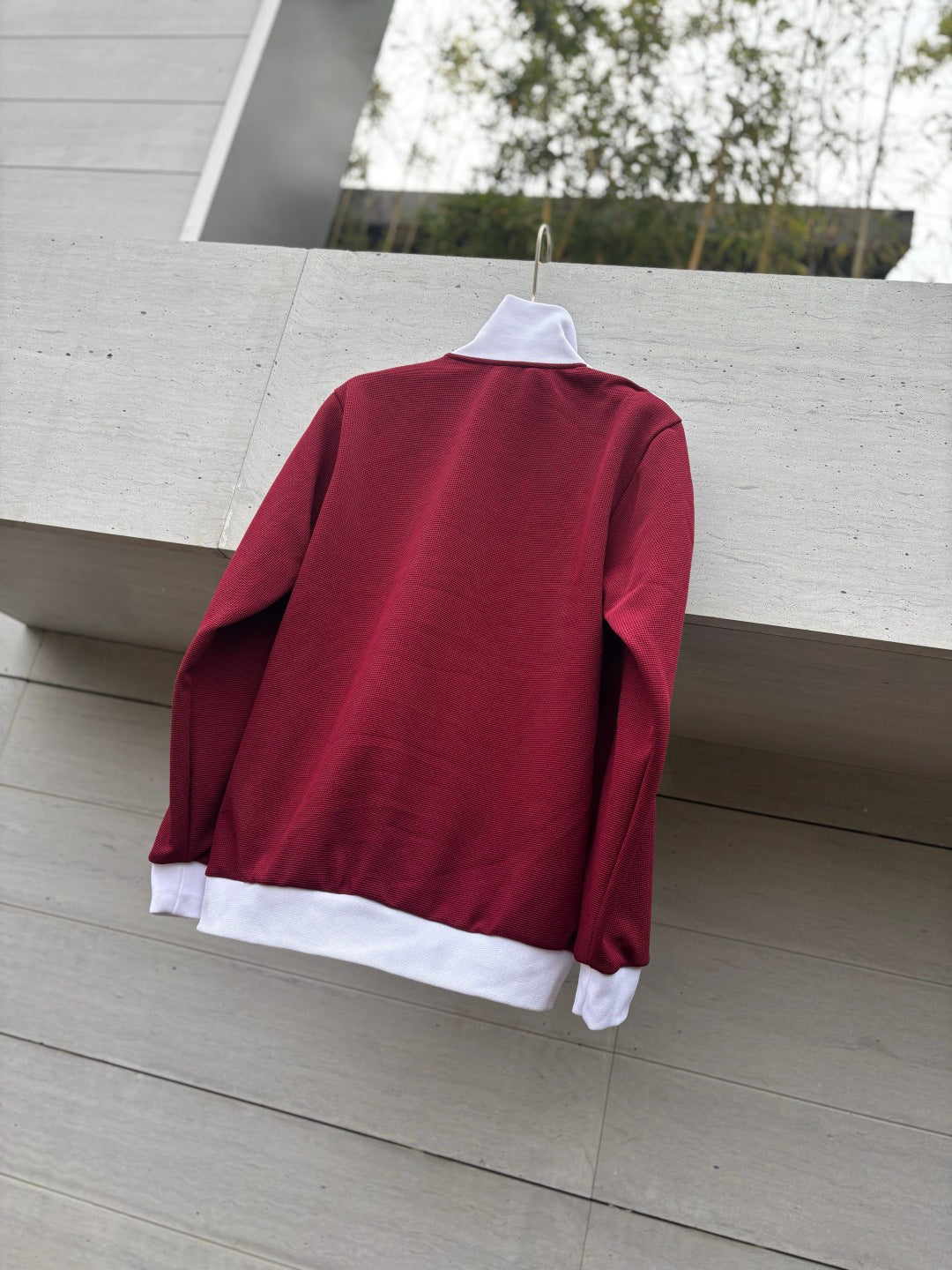 Adidas Originals Knit Track Top Vermelho + Branco