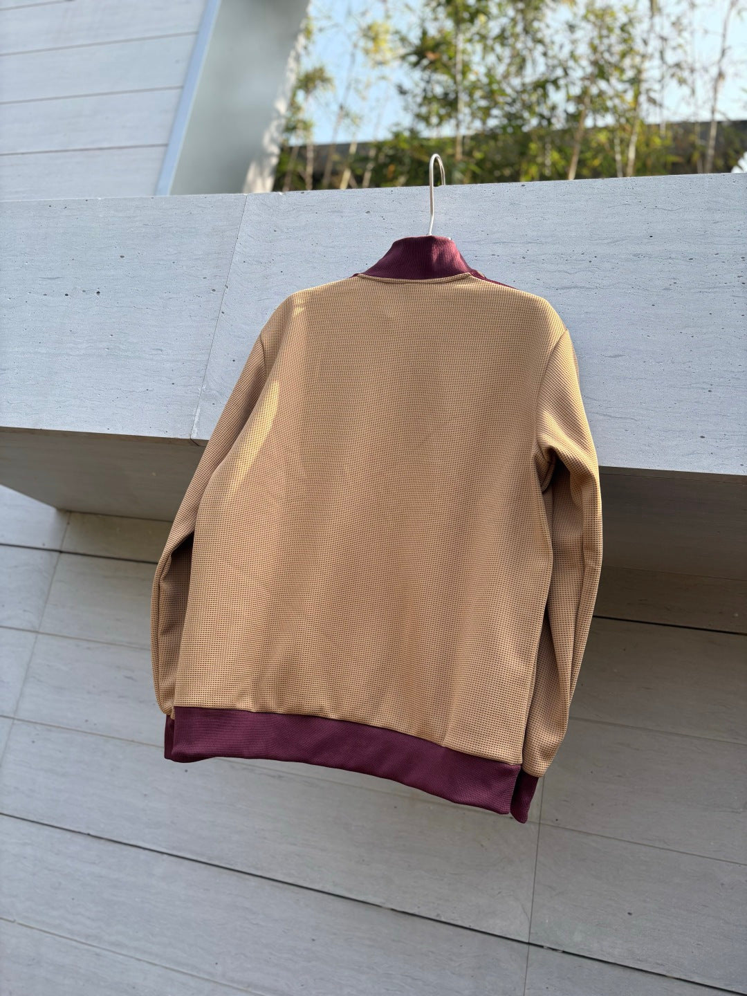 Adidas Originals Knit Track Top Bege + Bordeaux