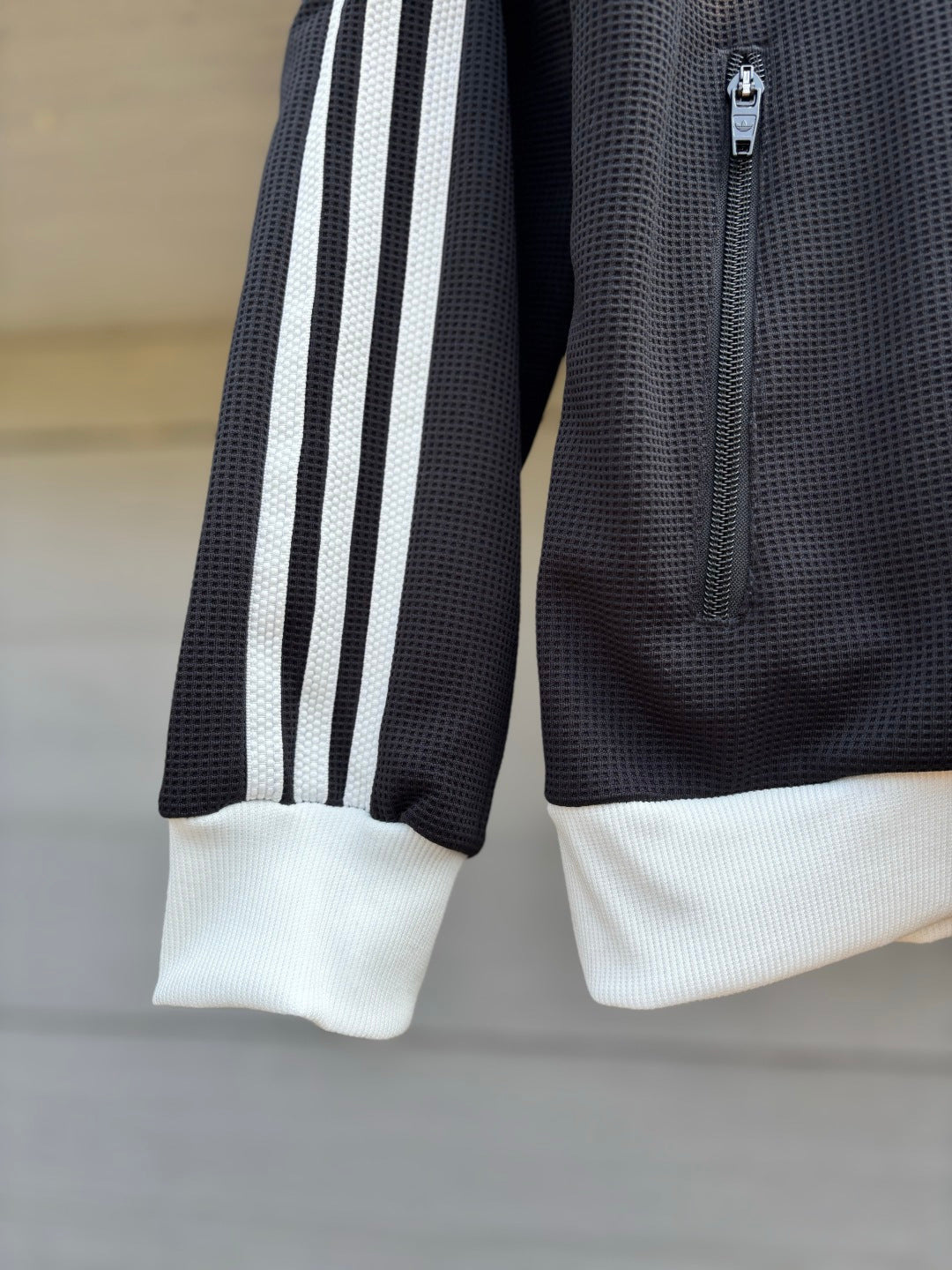 Adidas Originals Knit Track Top Preto + Branco
