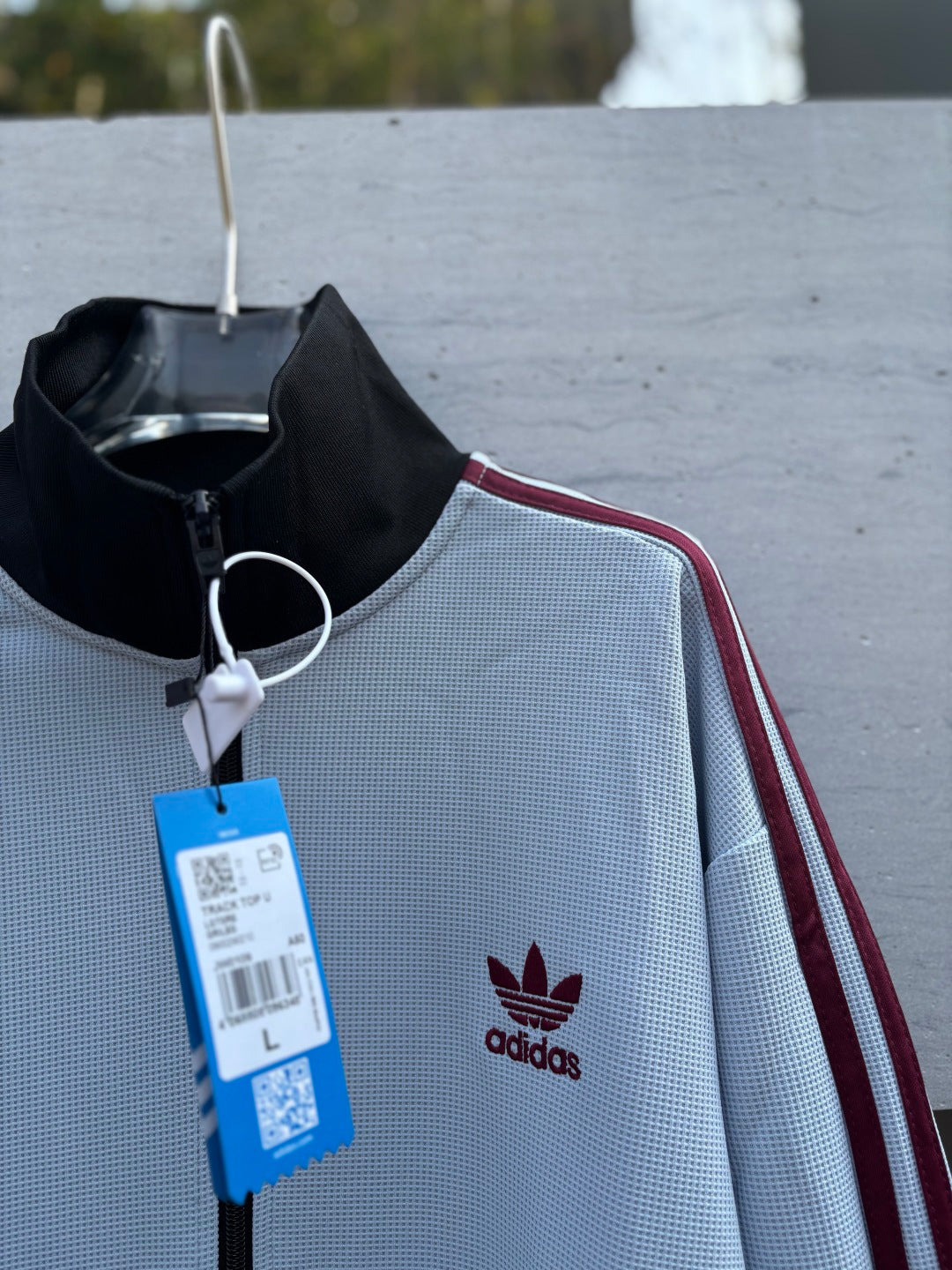 Adidas Originals Knit Track Top Azul + Preto + Bordeaux