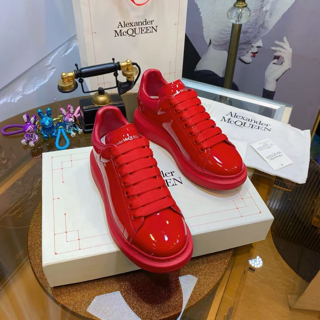 Alex. Mcqueen Red