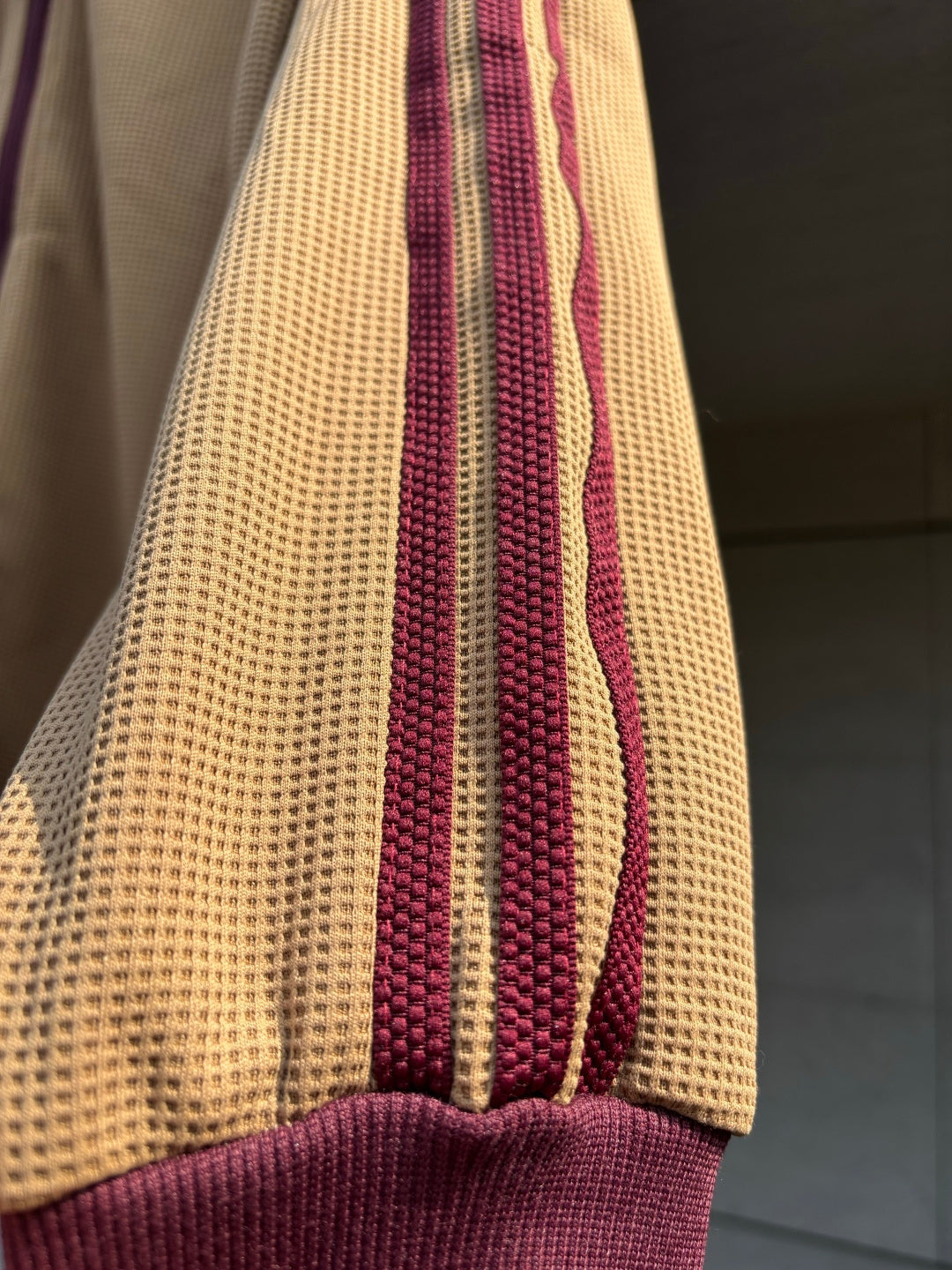 Adidas Originals Knit Track Top Bege + Bordeaux