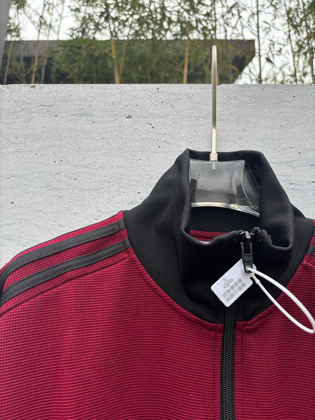 Adidas Originals Knit Track Top Bordeaux + Preto