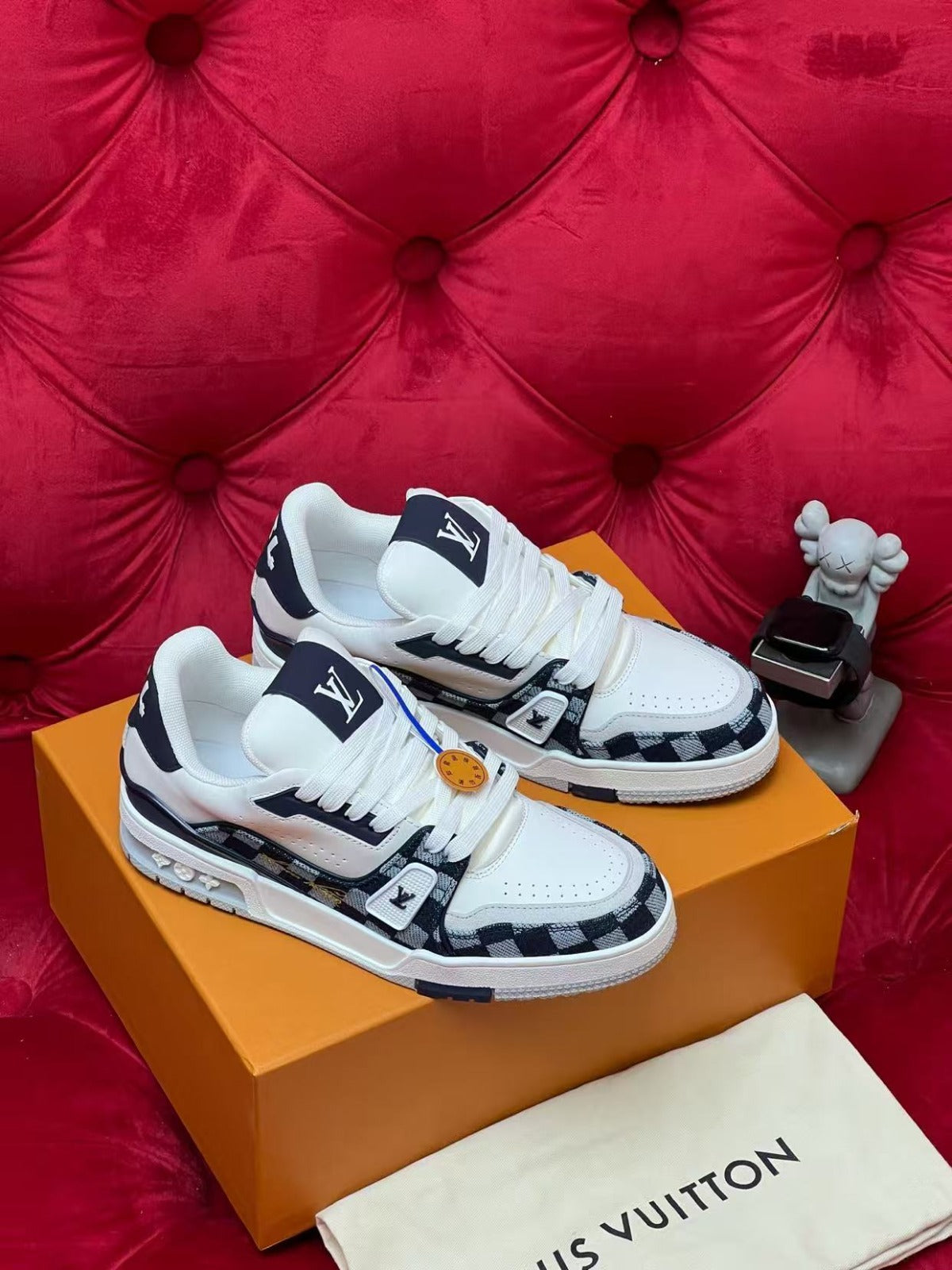 LV trainer x Nigo Low-Top Denim Trainers