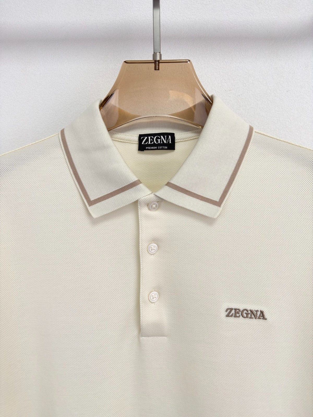 Polo Zegna 100% algodão