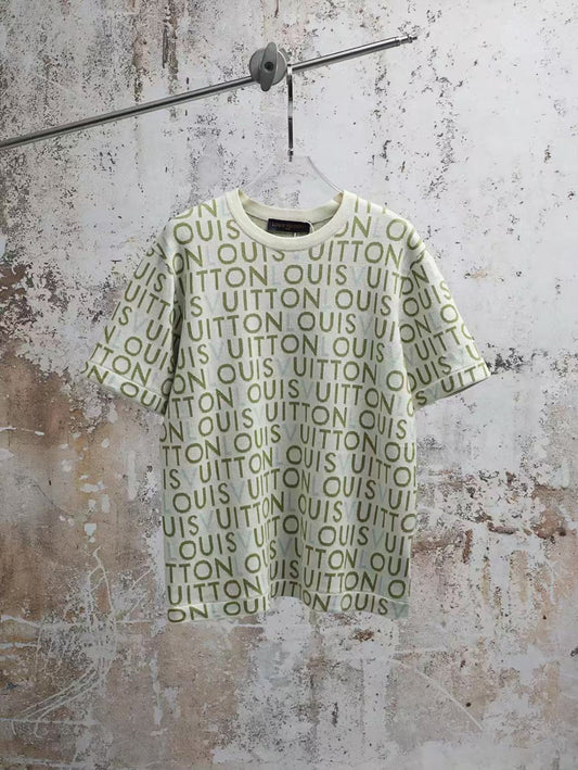 Camisola manga curta LV Louis Vuitton Monograma