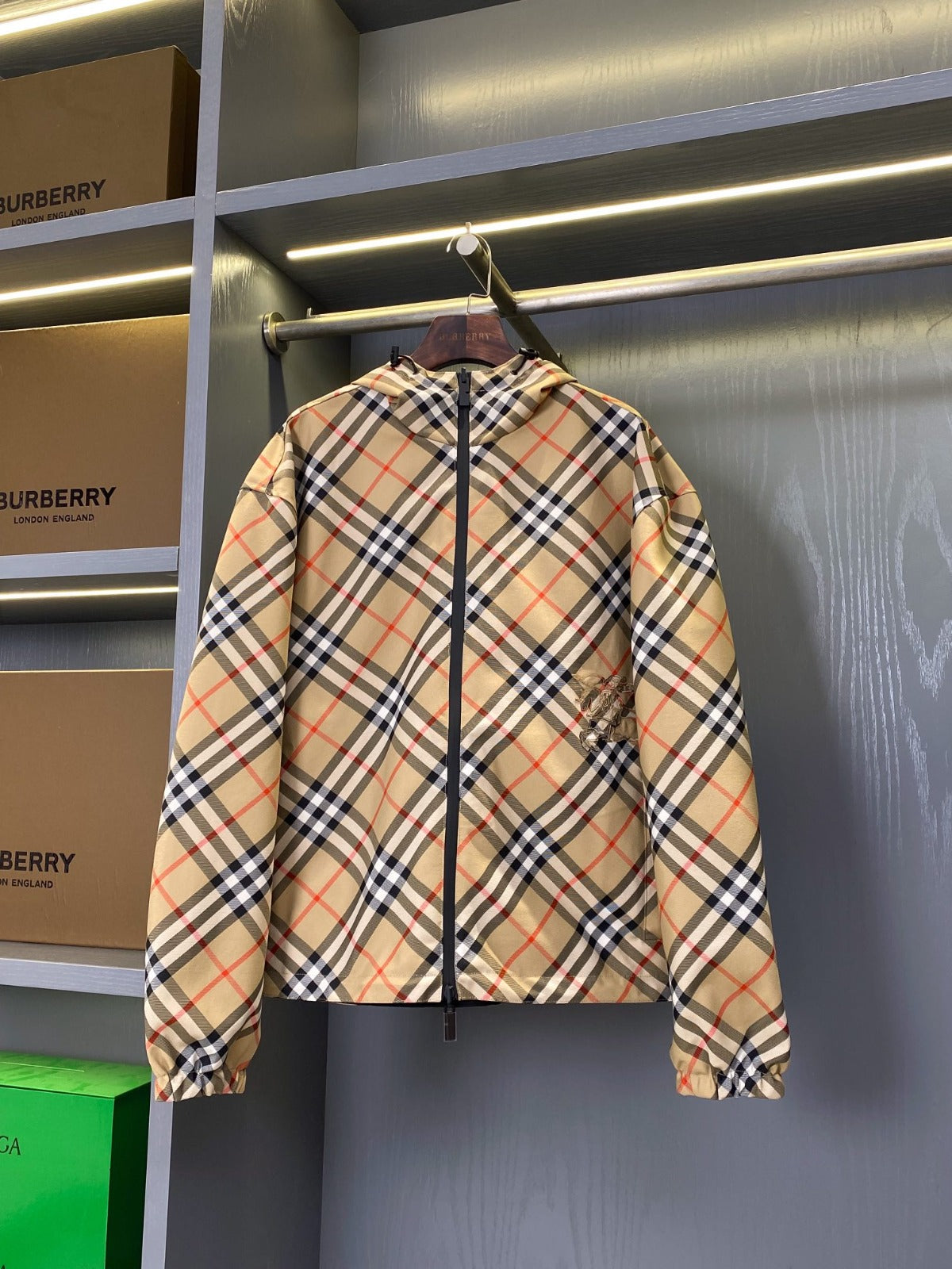 Casaco corta-vento reversível Burberry