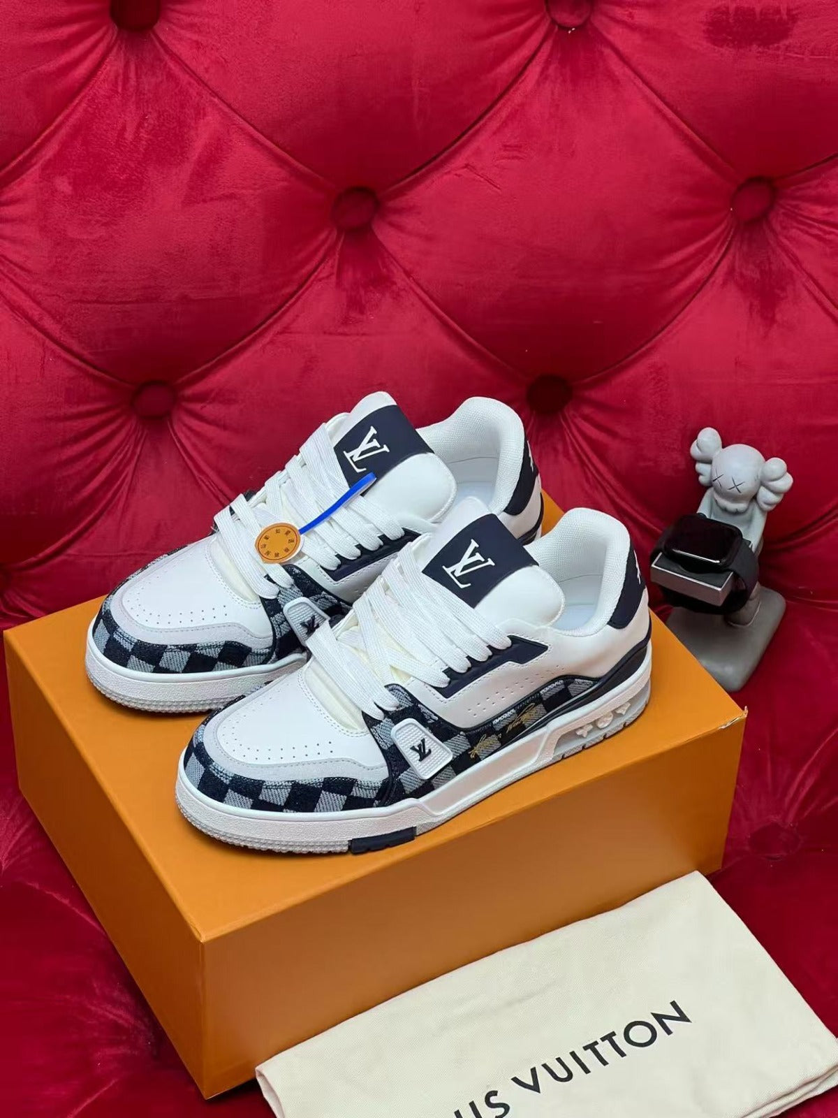 LV trainer x Nigo Low-Top Denim Trainers
