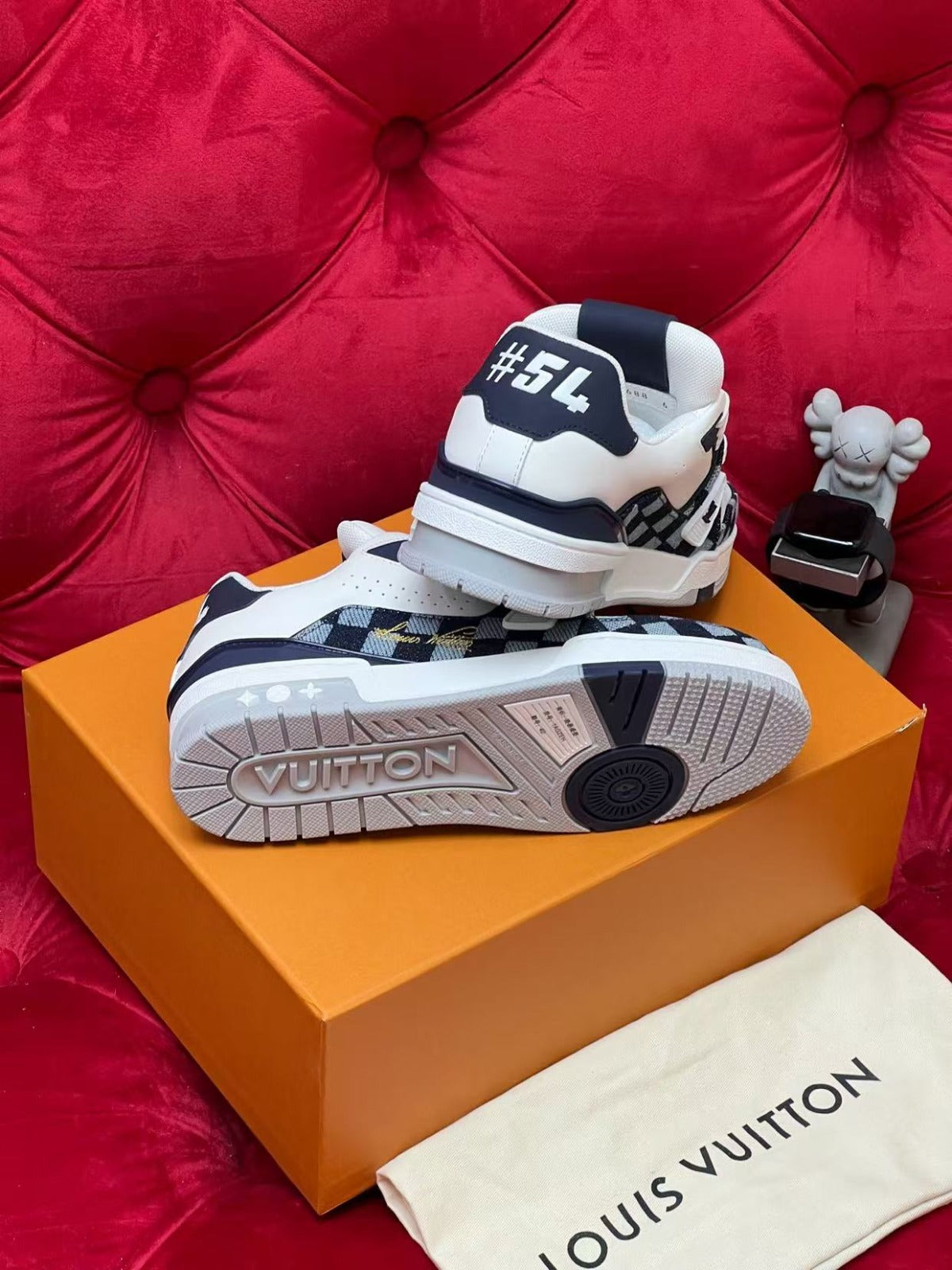 LV trainer x Nigo Low-Top Denim Trainers