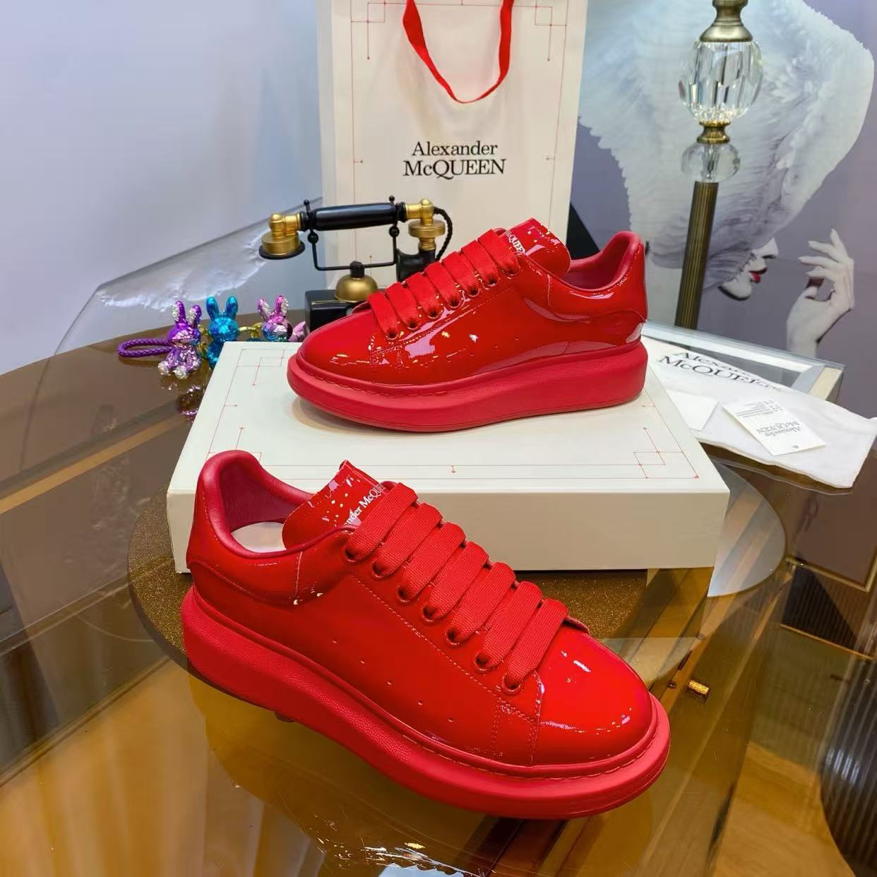 Alex. Mcqueen Red