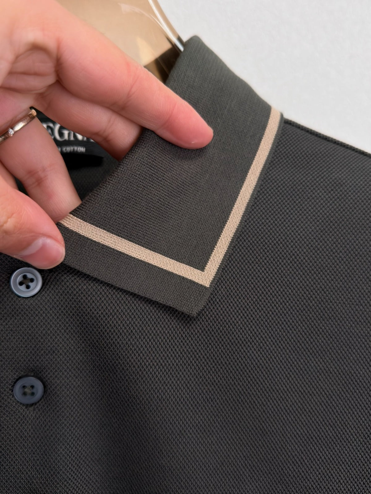 Polo Zegna 100% algodão