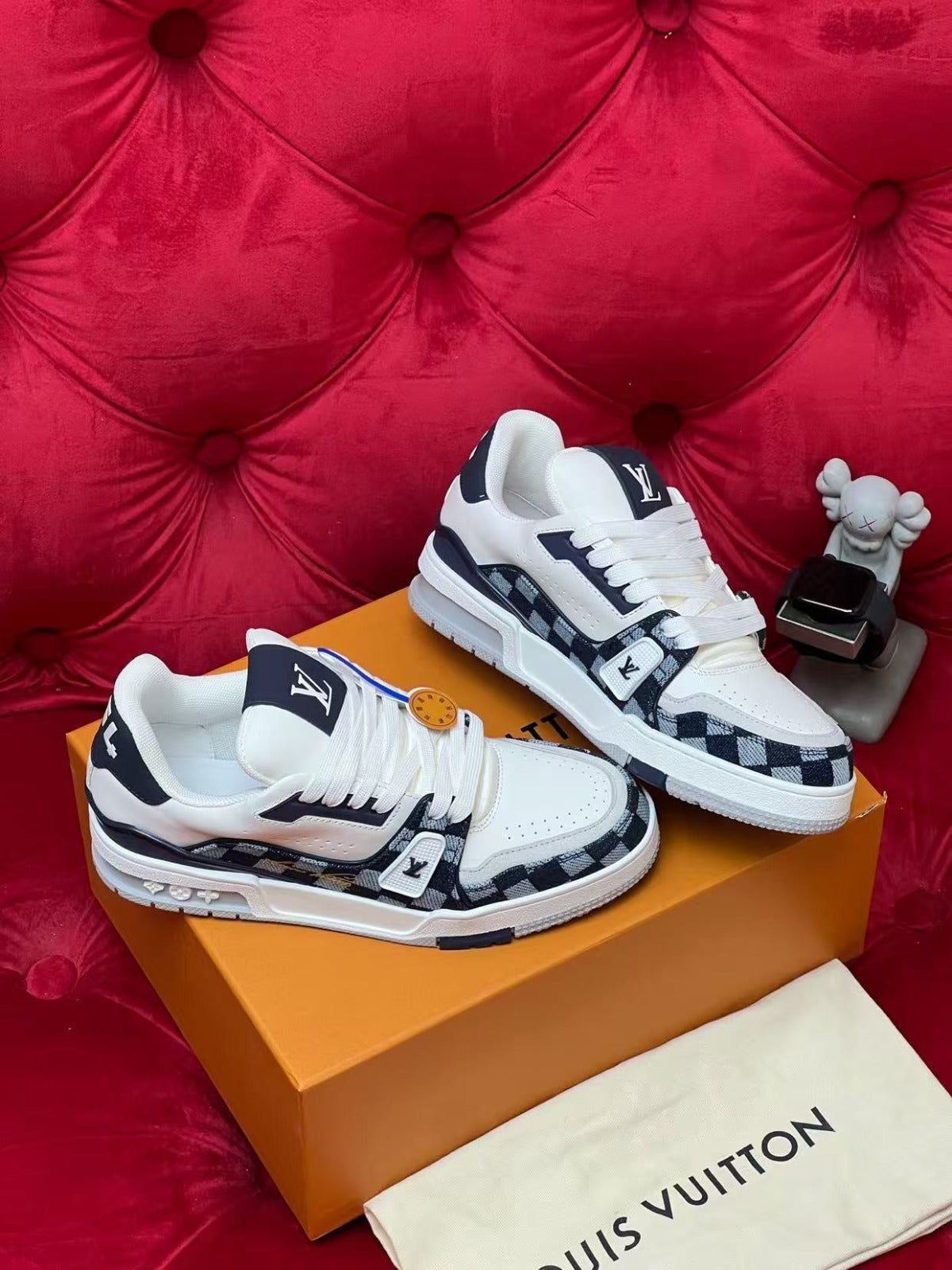 LV trainer x Nigo Low-Top Denim Trainers