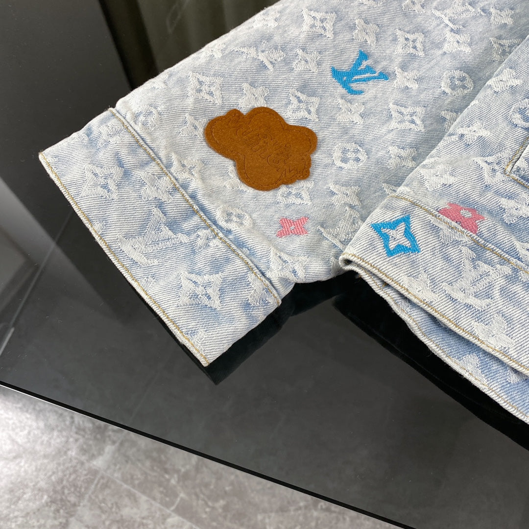 Conjunto denim da LV