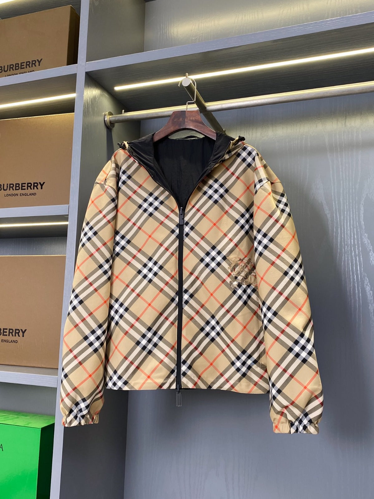Casaco corta-vento reversível Burberry