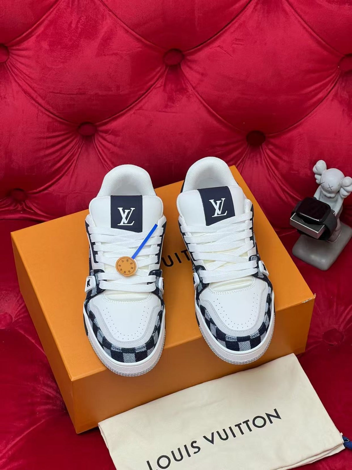 LV trainer x Nigo Low-Top Denim Trainers