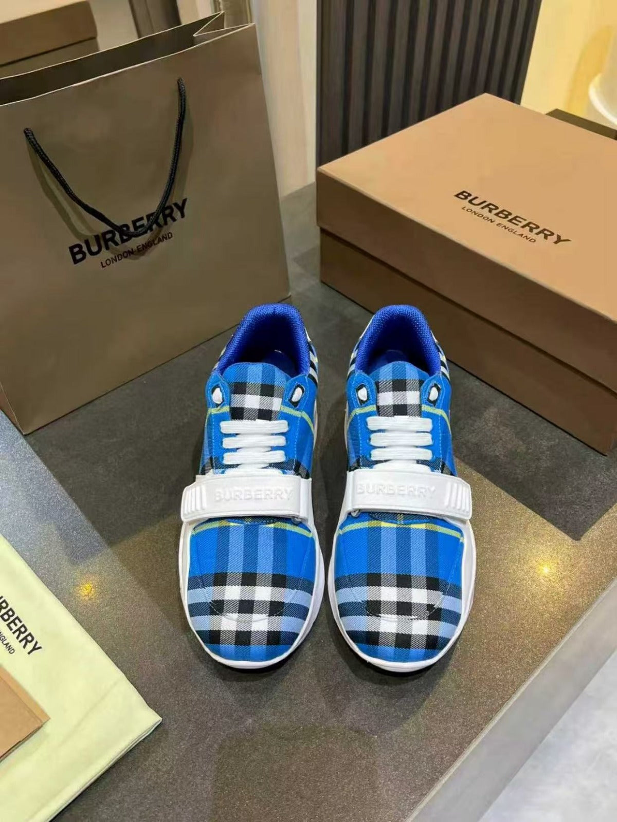 Burberry Checked Sneakers