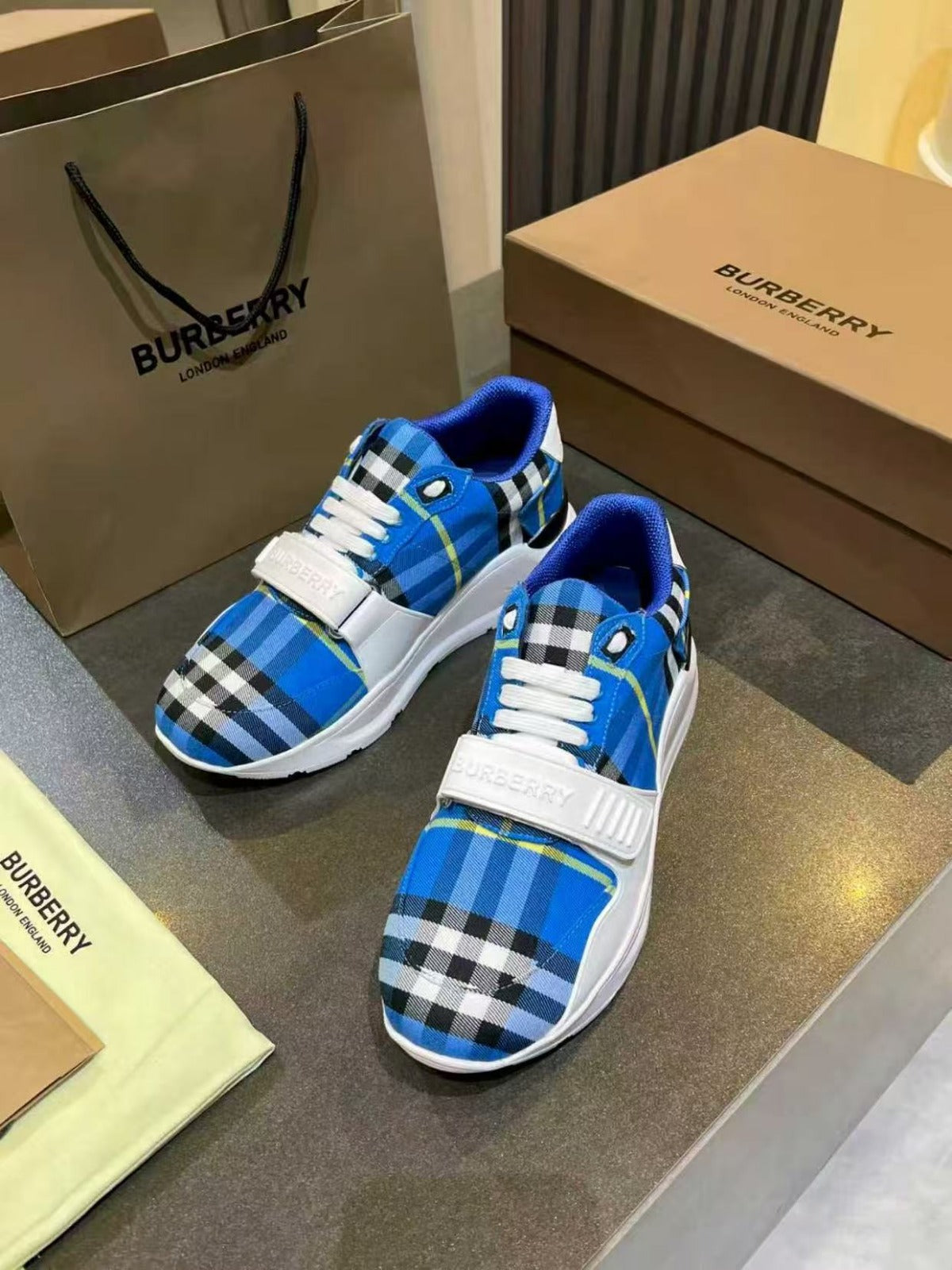 Burberry Checked Sneakers