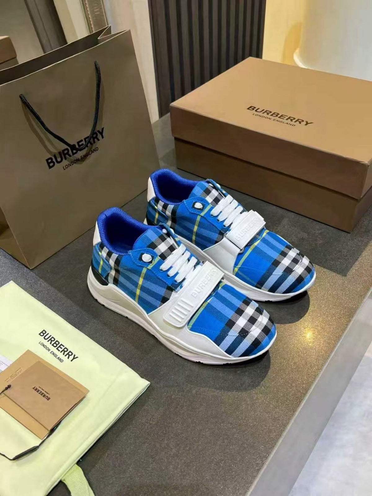 Burberry Checked Sneakers