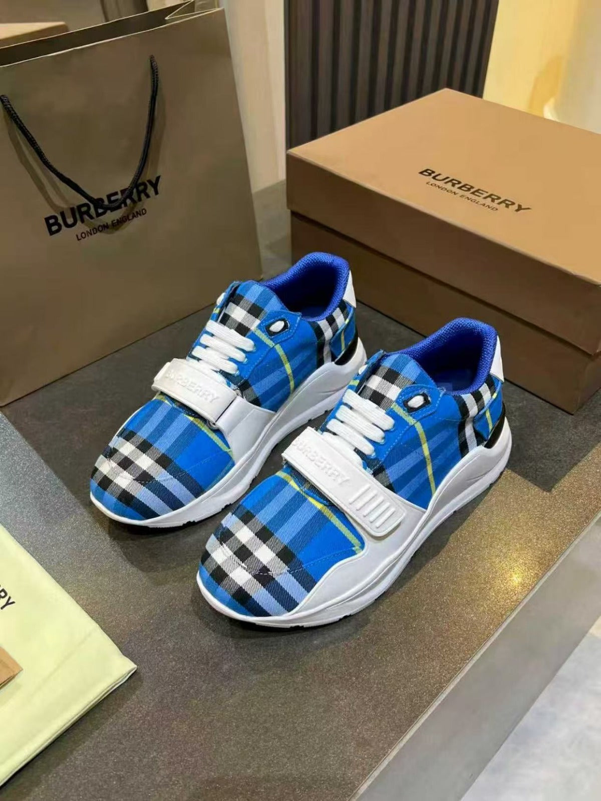 Burberry Checked Sneakers