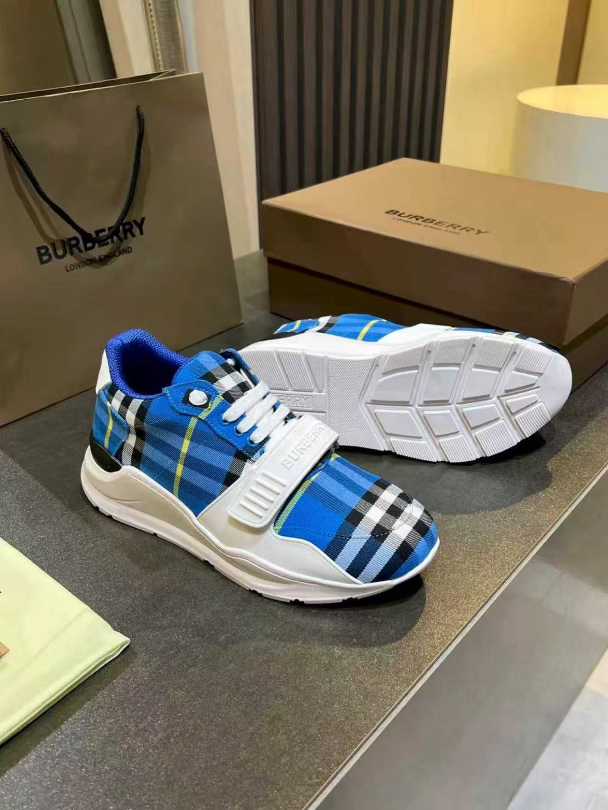 Burberry Checked Sneakers
