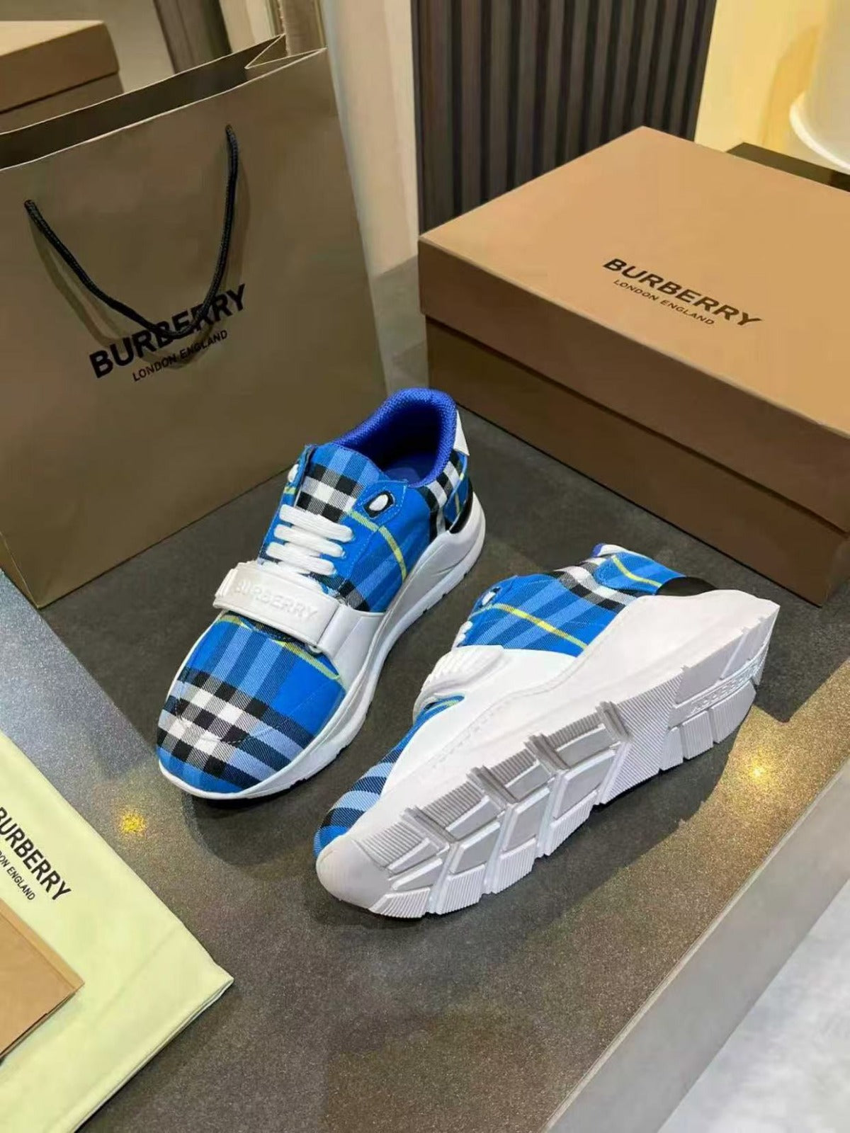Burberry Checked Sneakers