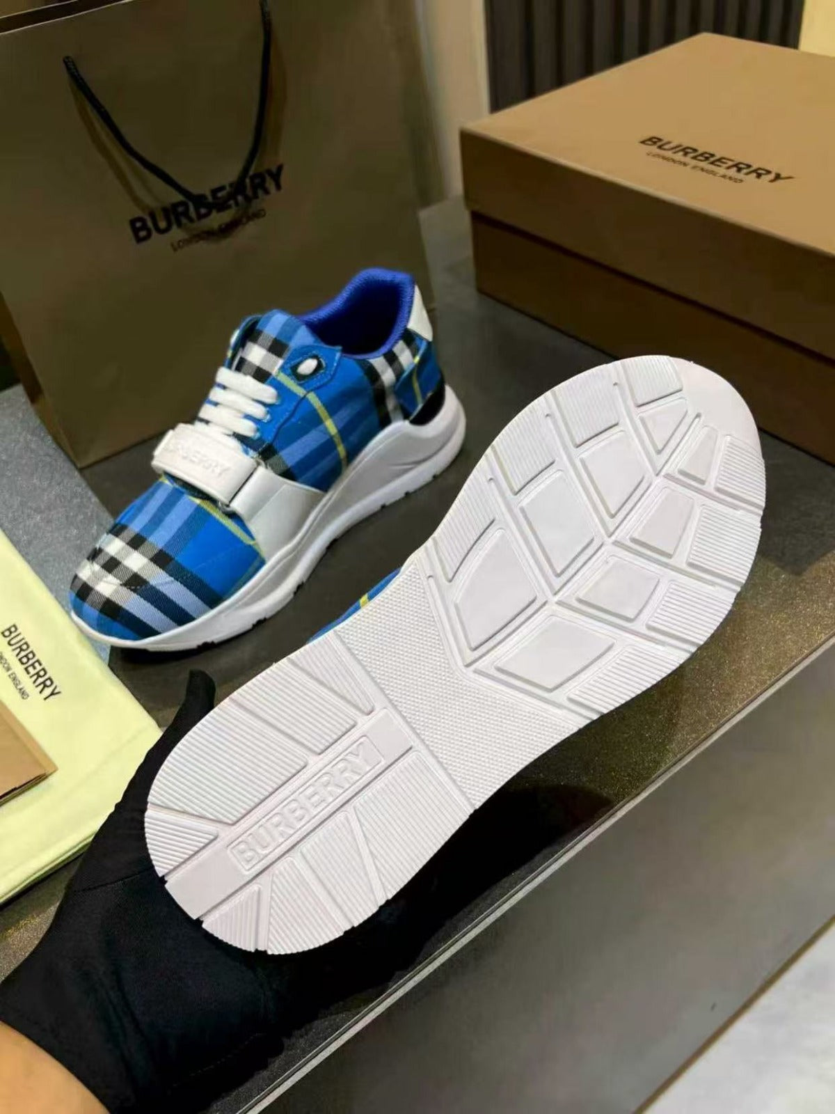 Burberry Checked Sneakers