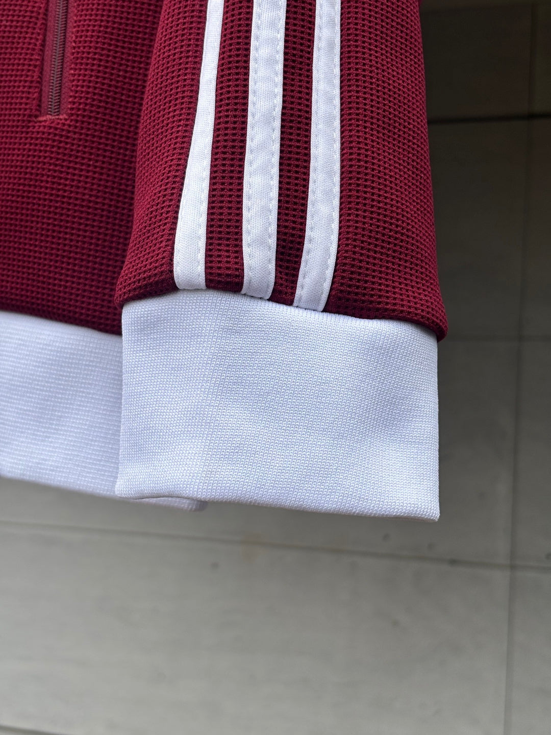 Adidas Originals Knit Track Top Vermelho + Branco